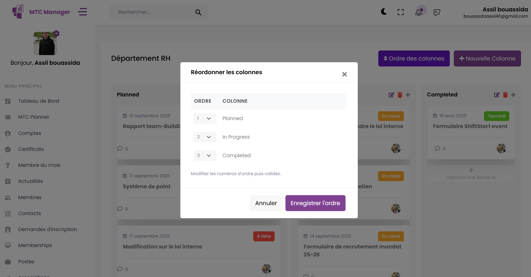 Admin Dashboard